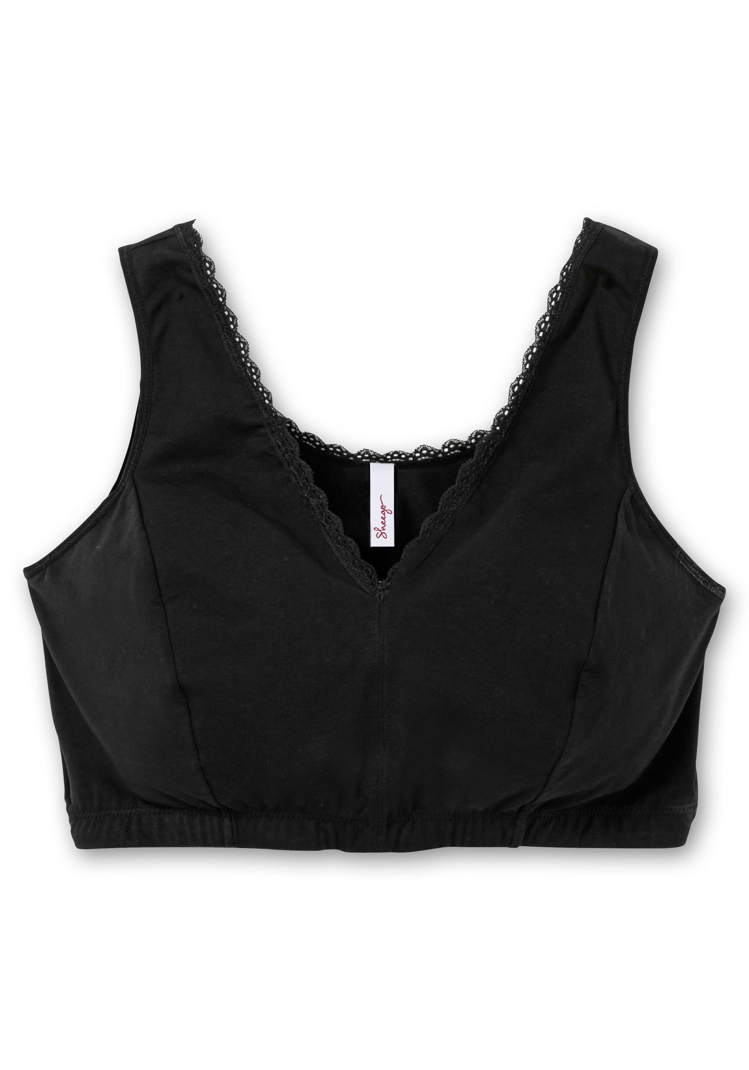 Doppelpack Bustiers mit Spitzenbesatz