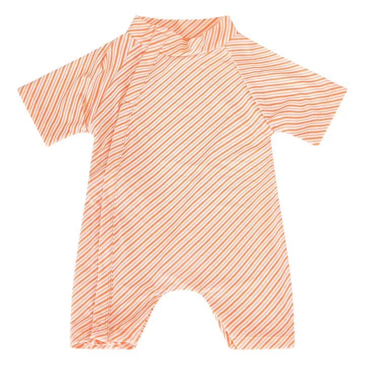 Ina Swim Combinaison Anti-UV Zimmi Rayée | Corail