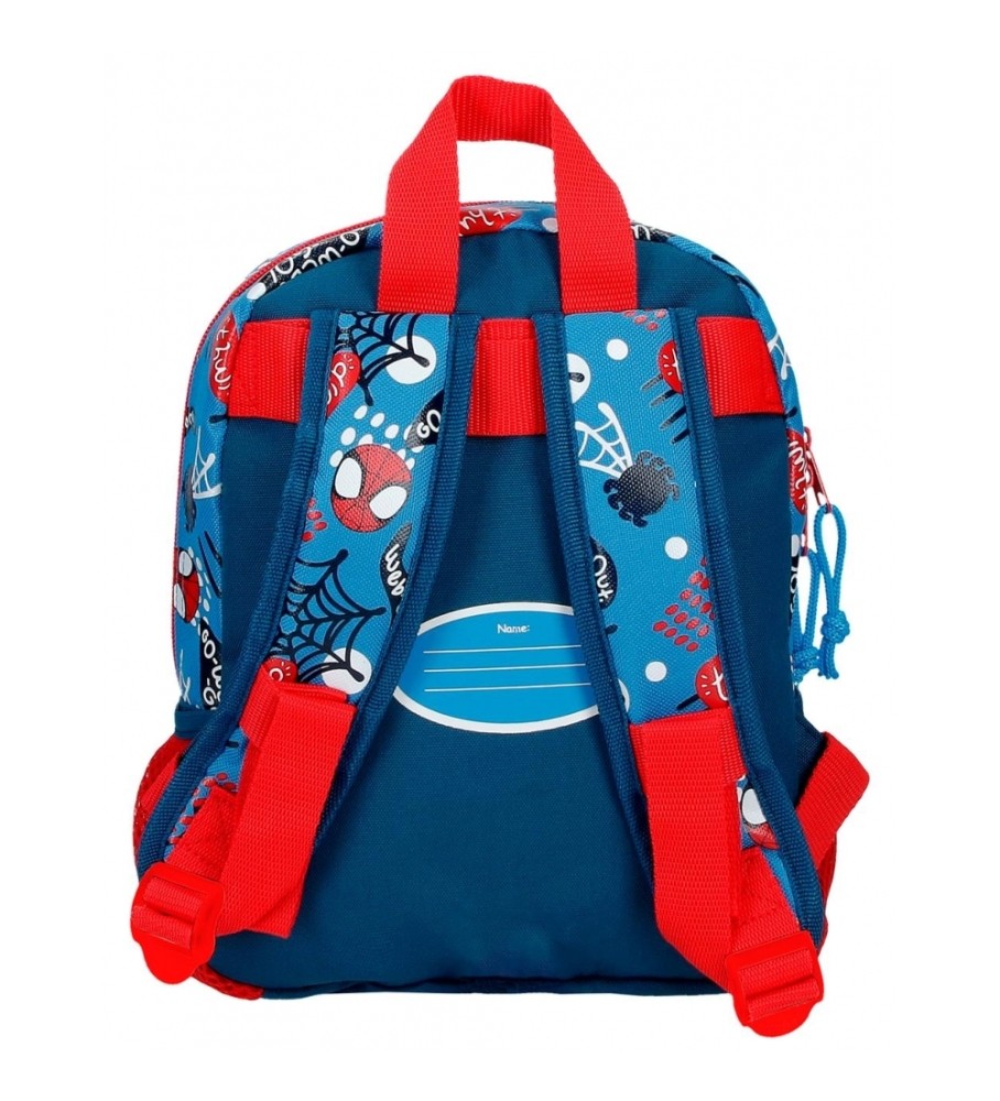 Mochila Joumma Bags Spidey Go Webs Go para pré-escola, 28 cm, azul