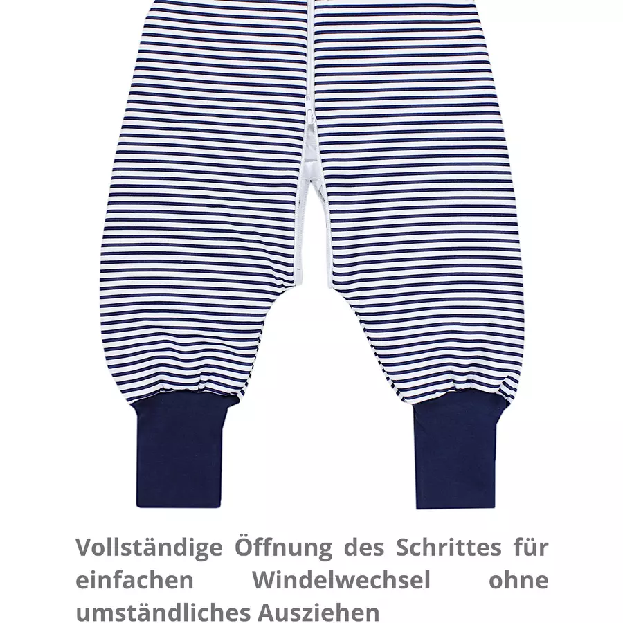 TupTam Winter Babyschlafsack mit Beinen 2,5 Tog dunkelblau