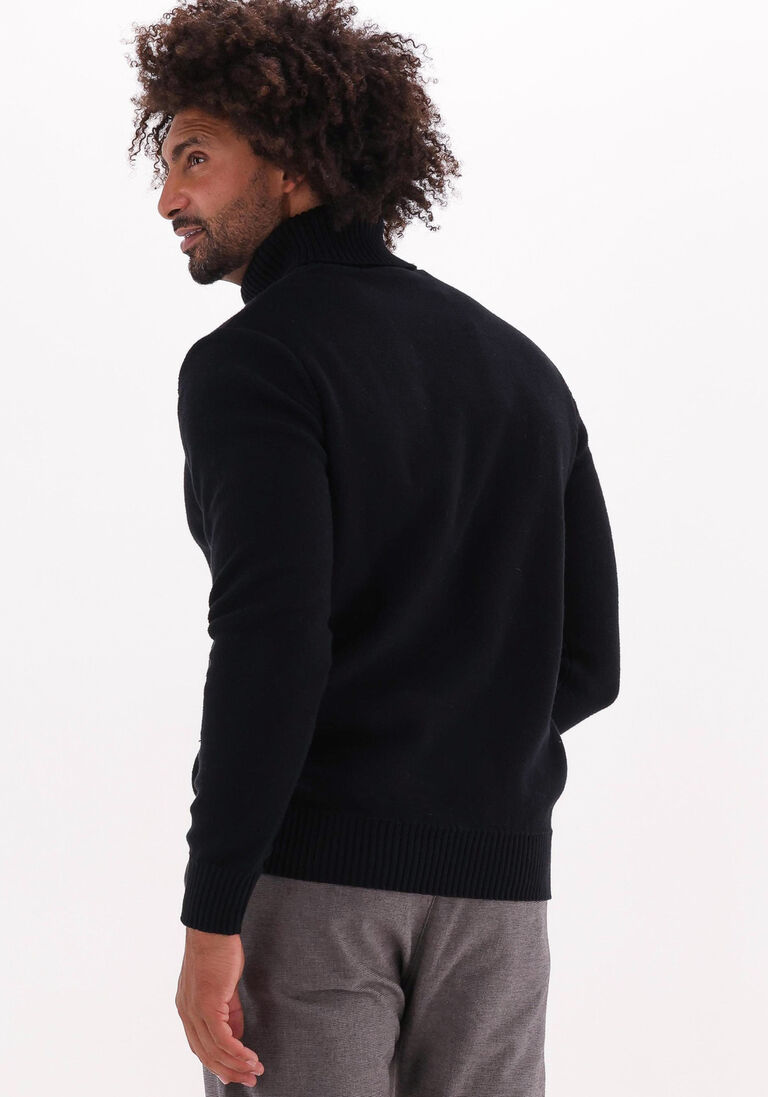 SELECTED HOMME zwarte selected homme coltrui axel ls knit roll neck