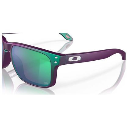 Lunettes de soleil Oakley Holbrook Troy Lee Designs Series - Prizm - Violet / Blanc