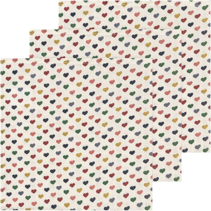 Konges Sløjd 3 PACK MUSLIN CLOTH GOTS P15019