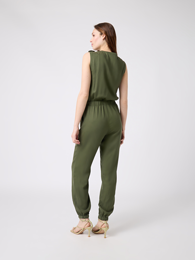 Combinaison pantalon taille élastiquée