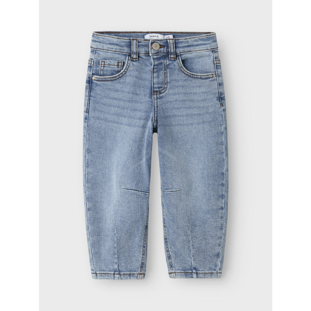 Køb Name It Medium Blue Denim Nmfbella Balloon Jeans 2441-Sm Noos