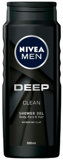 Nivea Men Deep Clean Shower Gel 500ML