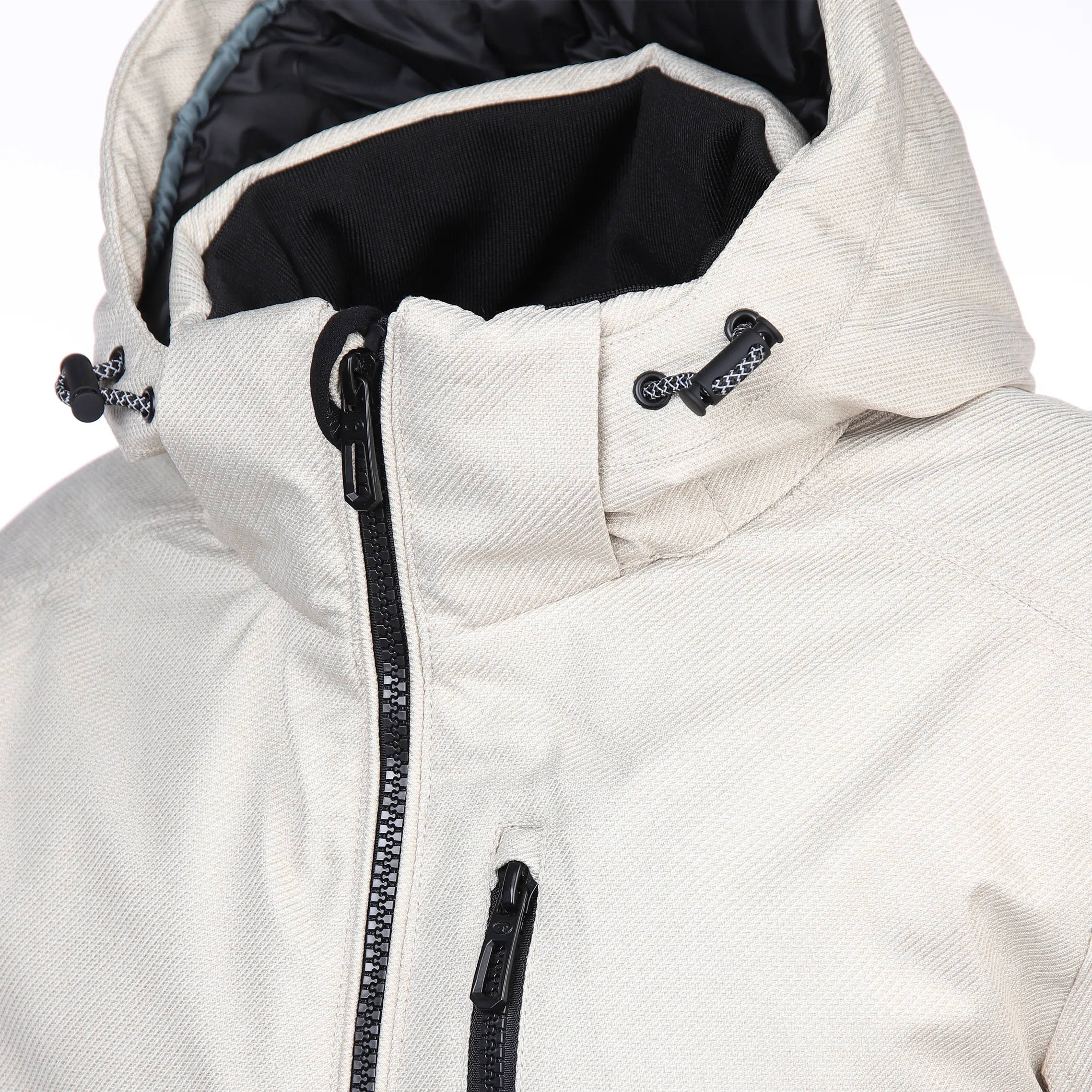 Herren Winterjacke mit farblich abgesetzten Details