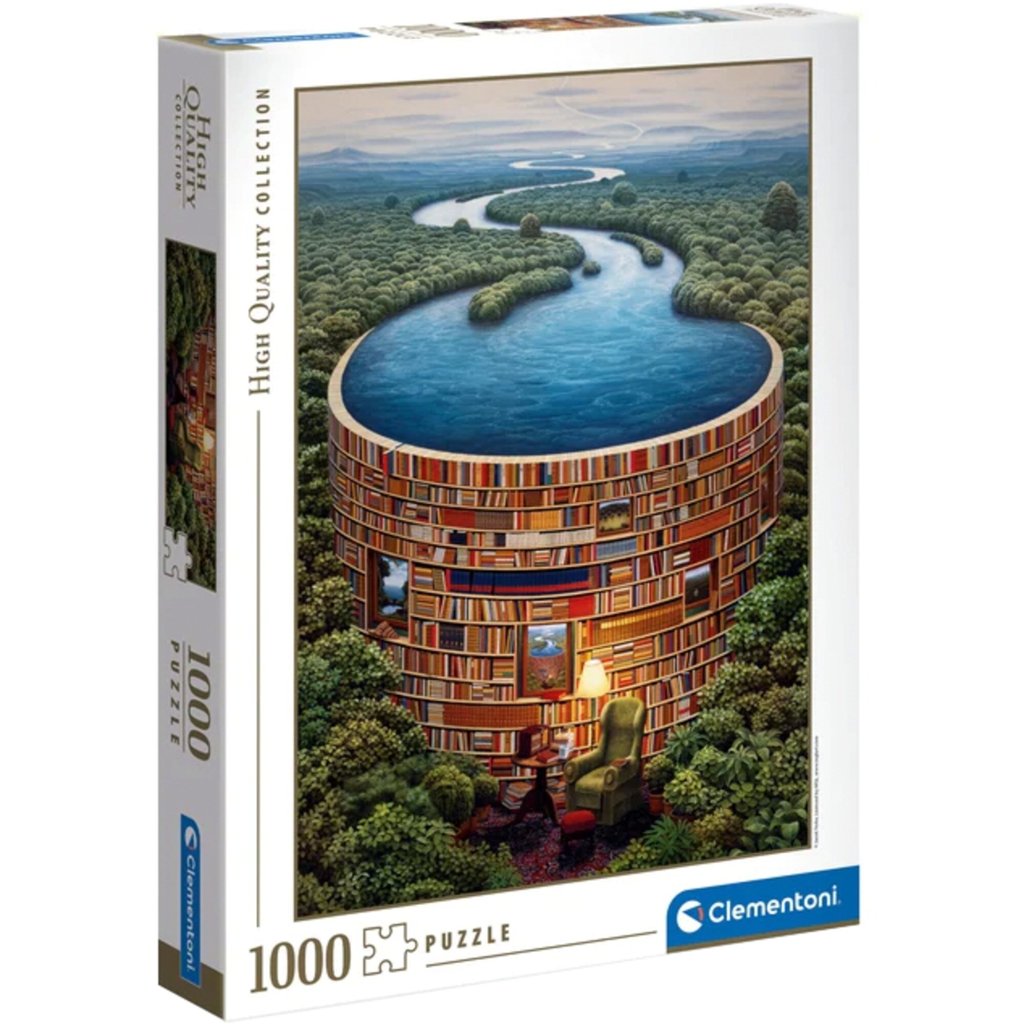 Clementoni Puzzle High Quality Collection - Bibliodame