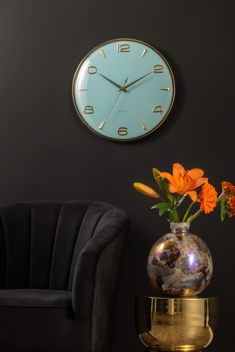 Wall Clock Sienna Glow KA6017BK Black