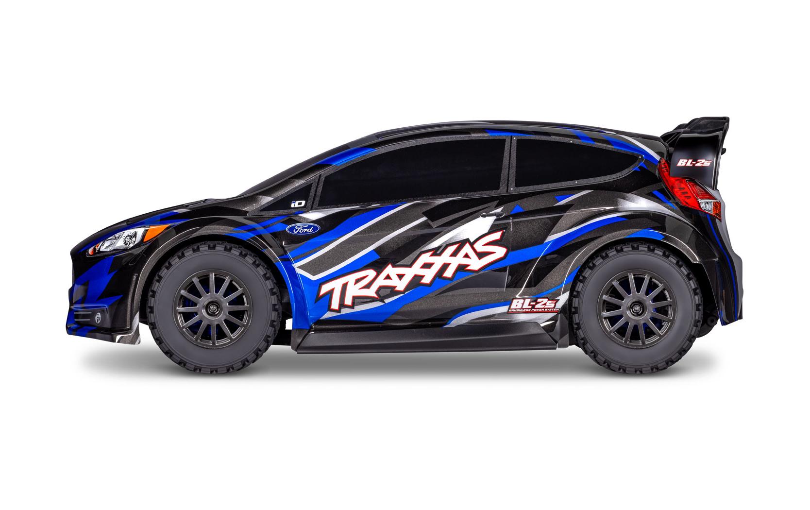 Rally Ford Fiesta ST BL-2S 4WD Blau, ARTR, 1:10<br>Robustes RC Rallyauto mit Brushless Antrieb