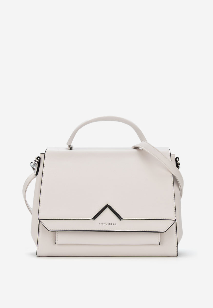 Sac bandoulière femme blanche Silvia Rosa 5963