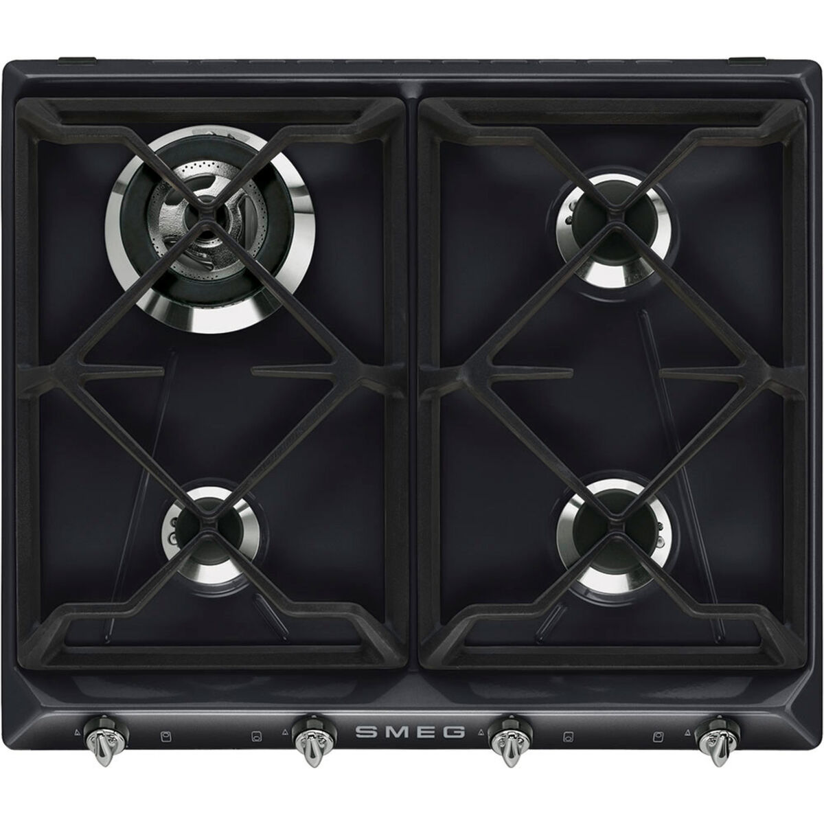 Victoria Design Gass Kokeplate 59.5 cm, Svart