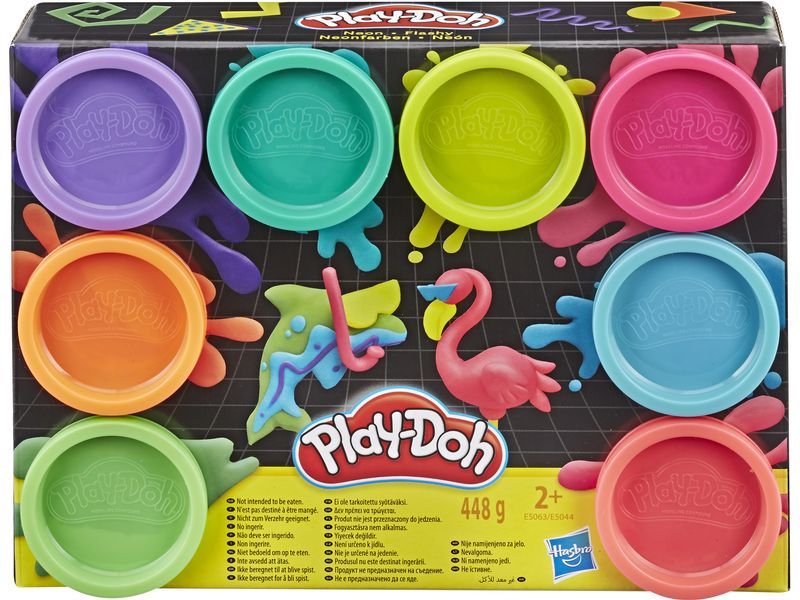 Play-Doh Knetmasse 8-er Pack assortiert Acht kunterbunte Dosen für grenzenlosen Knetspass