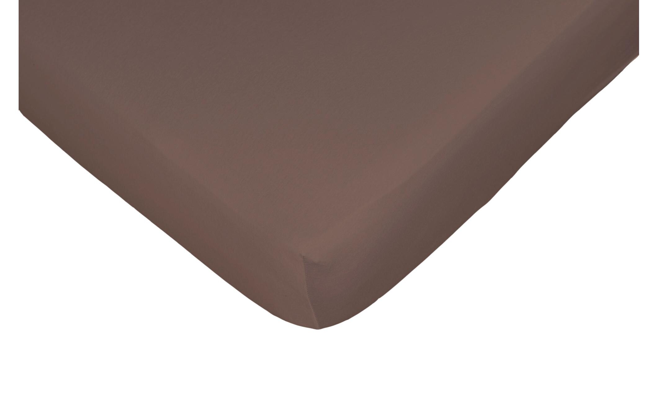 Fixleintuch Jerry 180-200 x 200 cm, BraunBettbezug aus 100% Baumwolle
