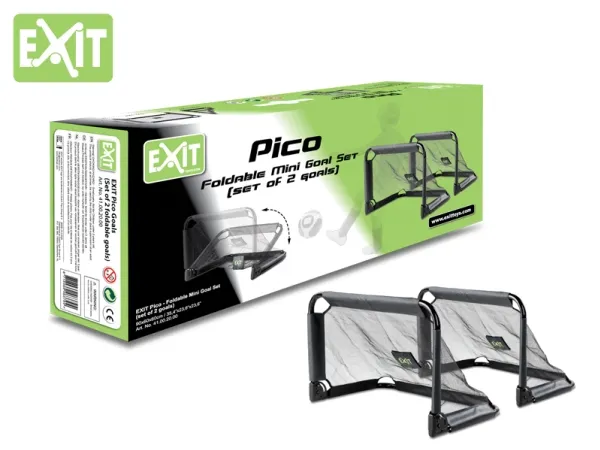 EXIT Pico, Ungdom, Fritstående, Sort, Metal, 3,2 cm, 1 mm