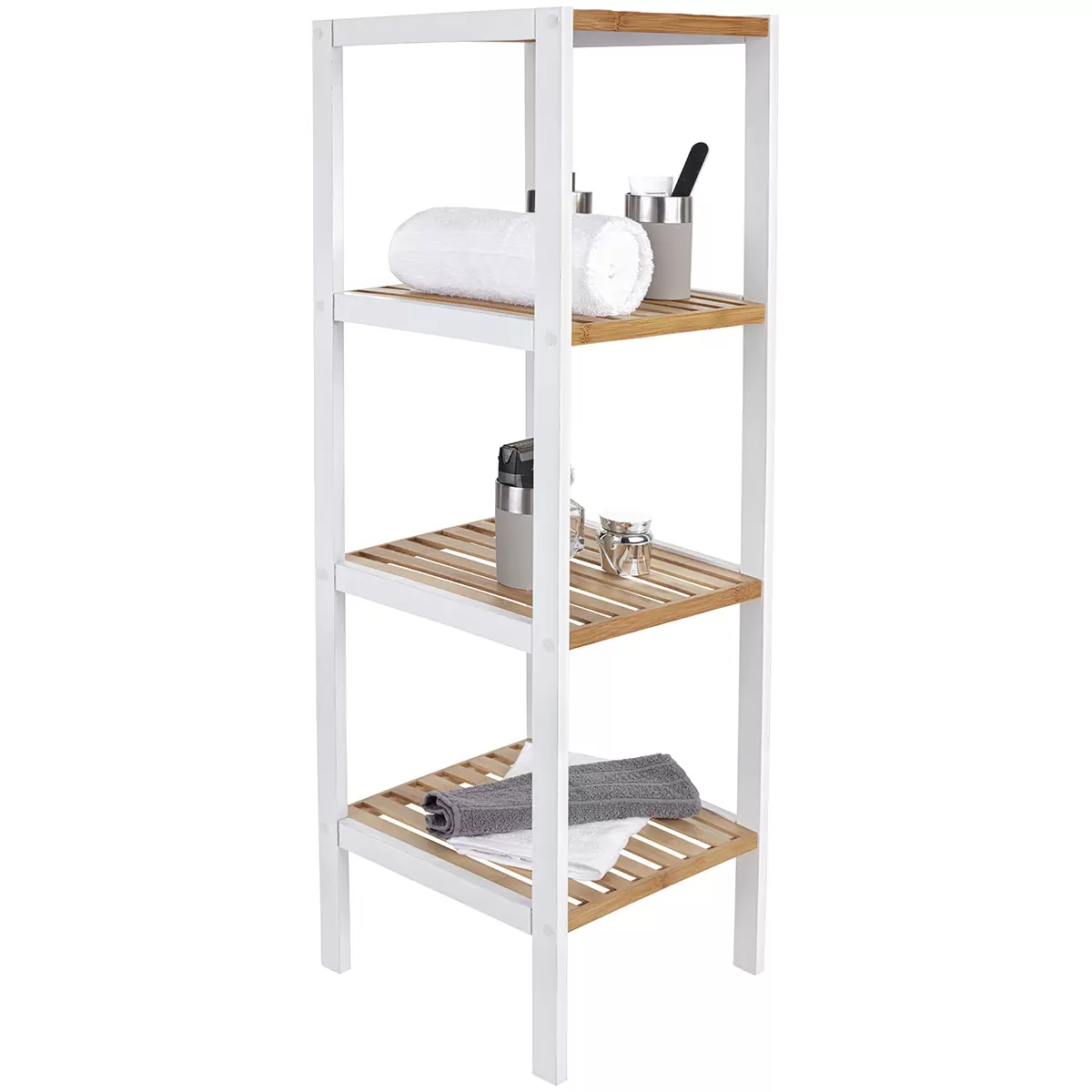 Regal Bambu hellbraun,weiss