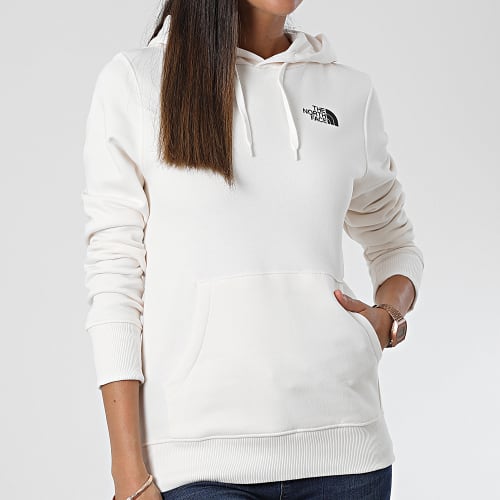 Sweat Capuche Femme Simple Dome Blanc