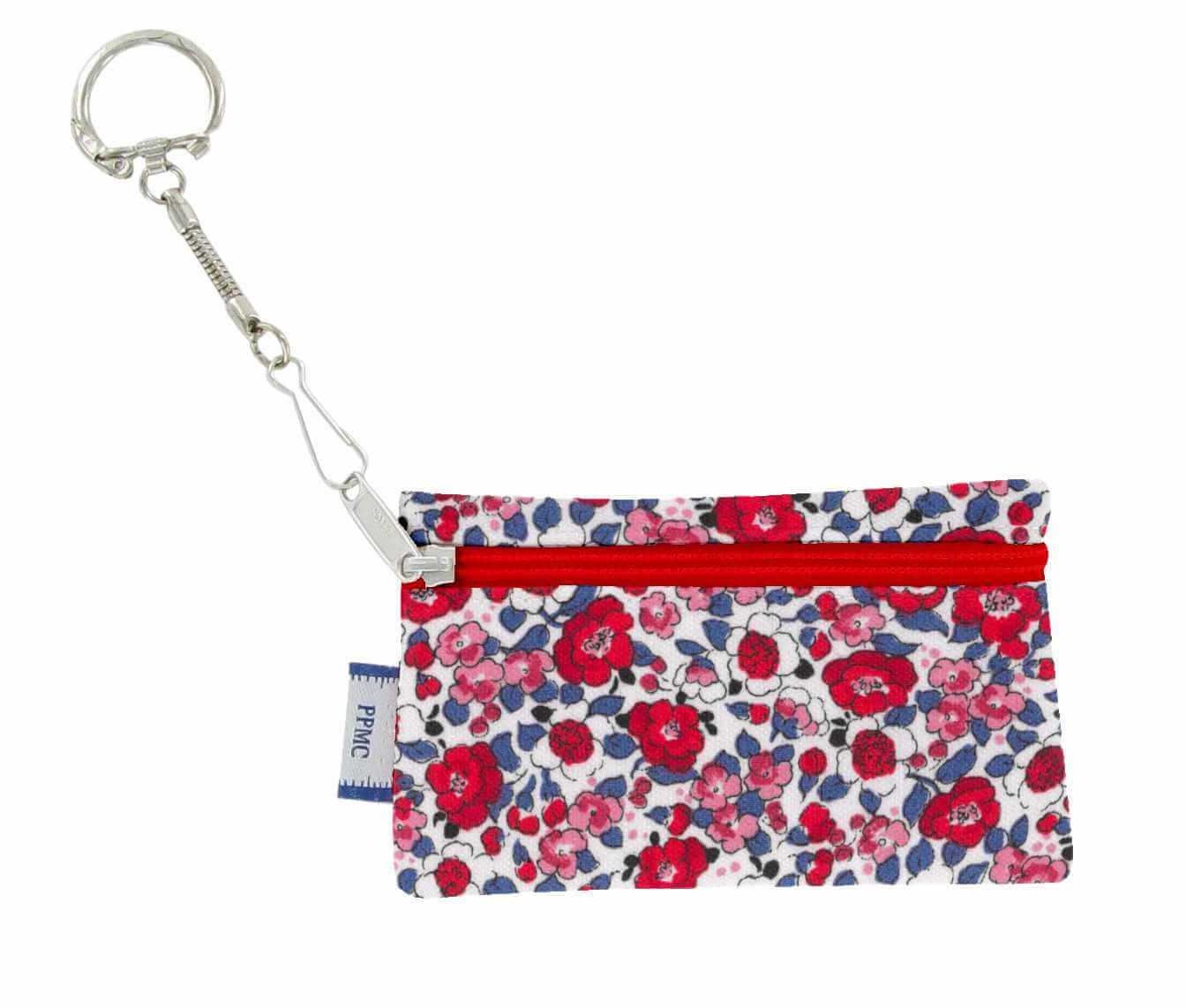 Pochette Porte-Clés Rouge Corolle