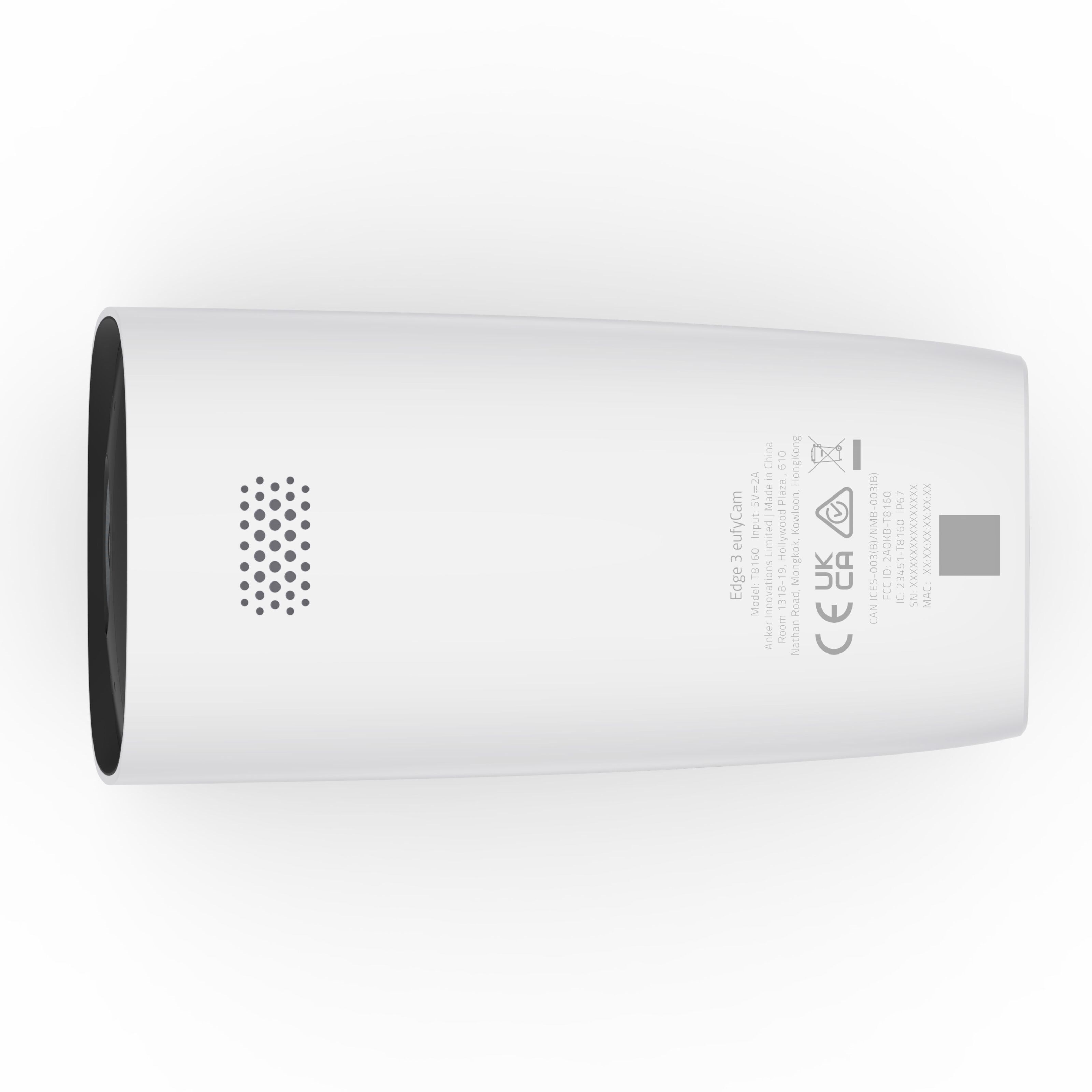 Eufy EufyCam 3-kit med solpanel og 2 kameraer