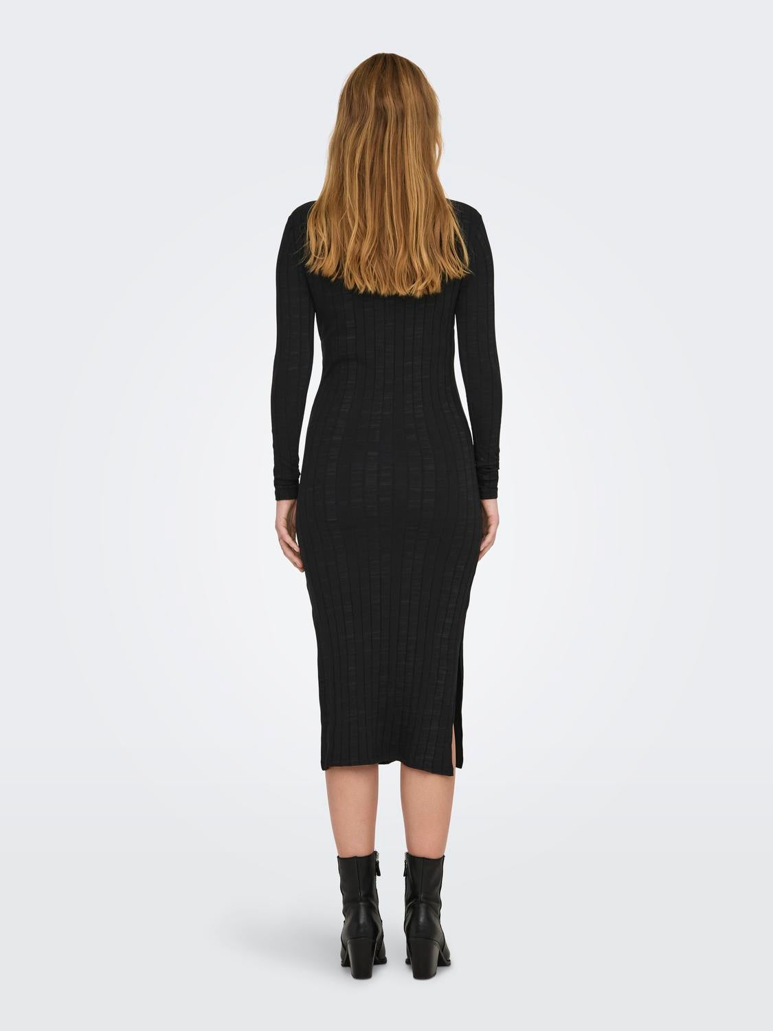 OLMALEJANDRA Midikleid Black