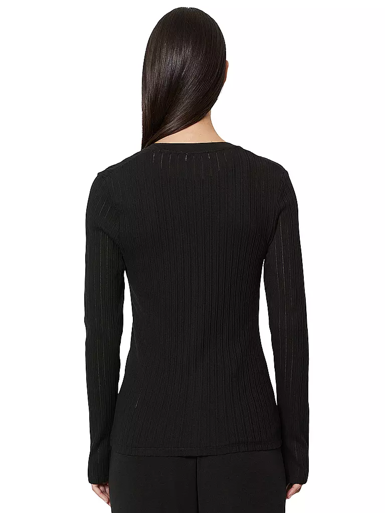 MARC O'POLO Strickjacke schwarz