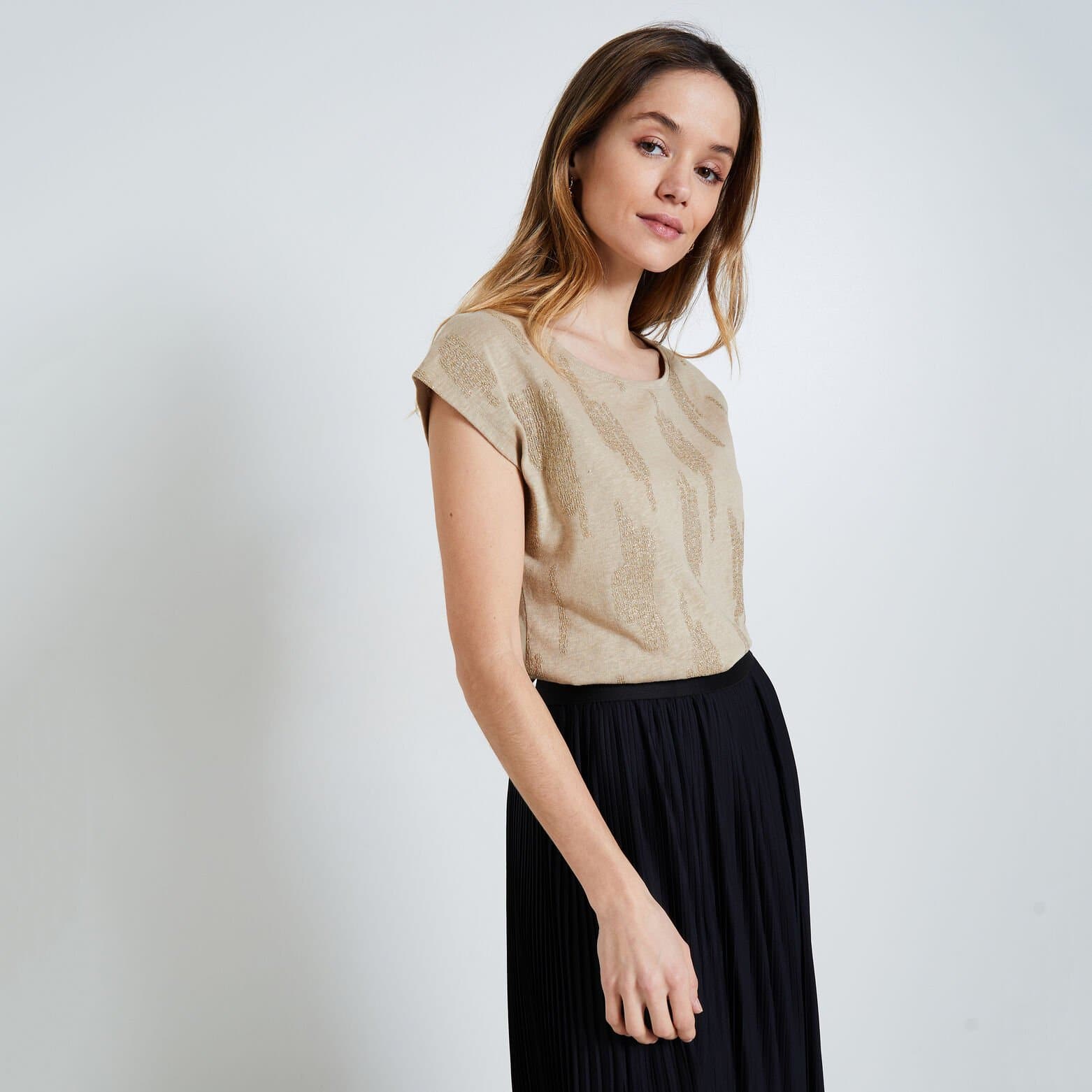 Tshirt col rond femme