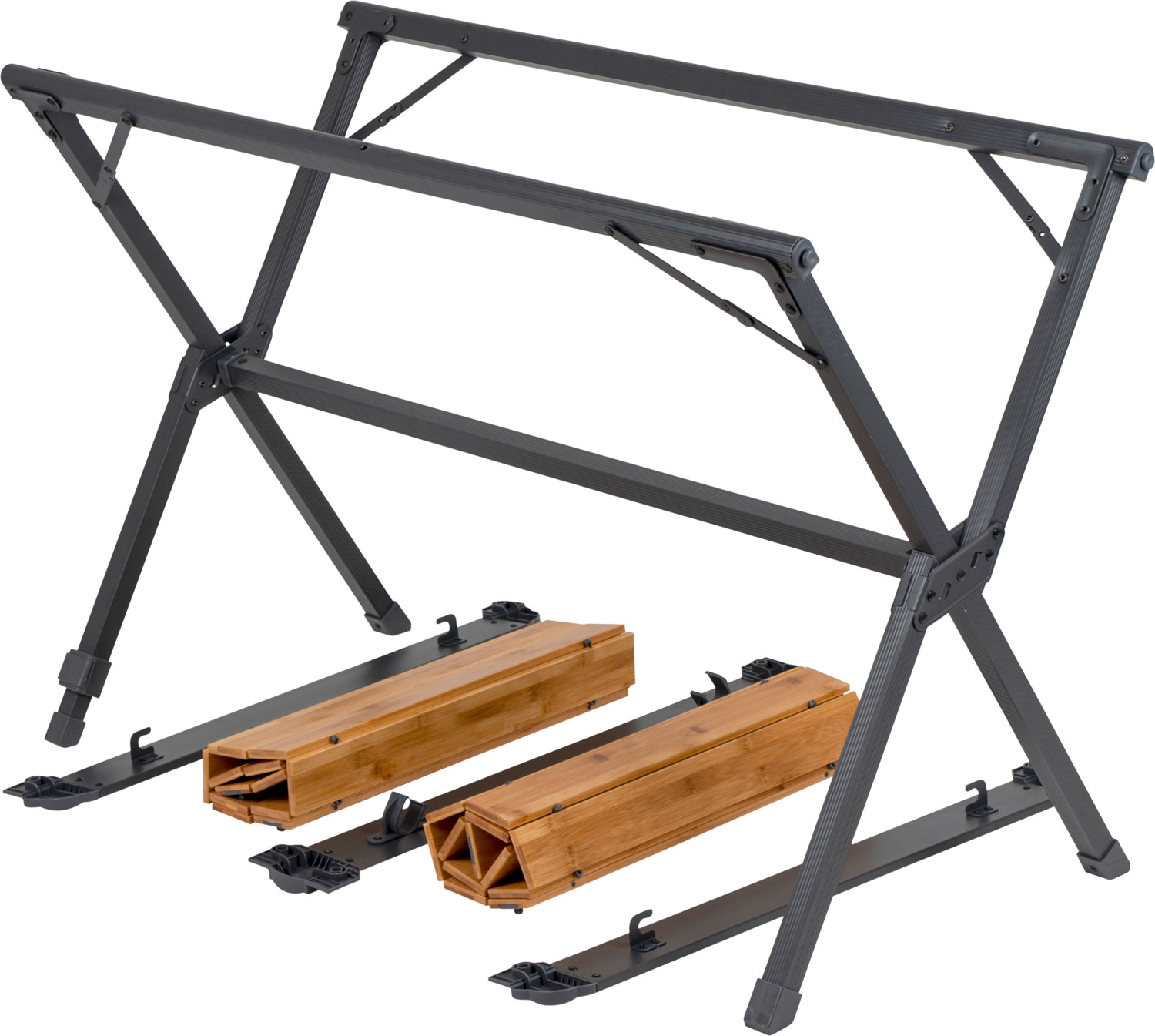 Bo-Camp Urban Outdoor Maryland Bambus Alu Rolltisch