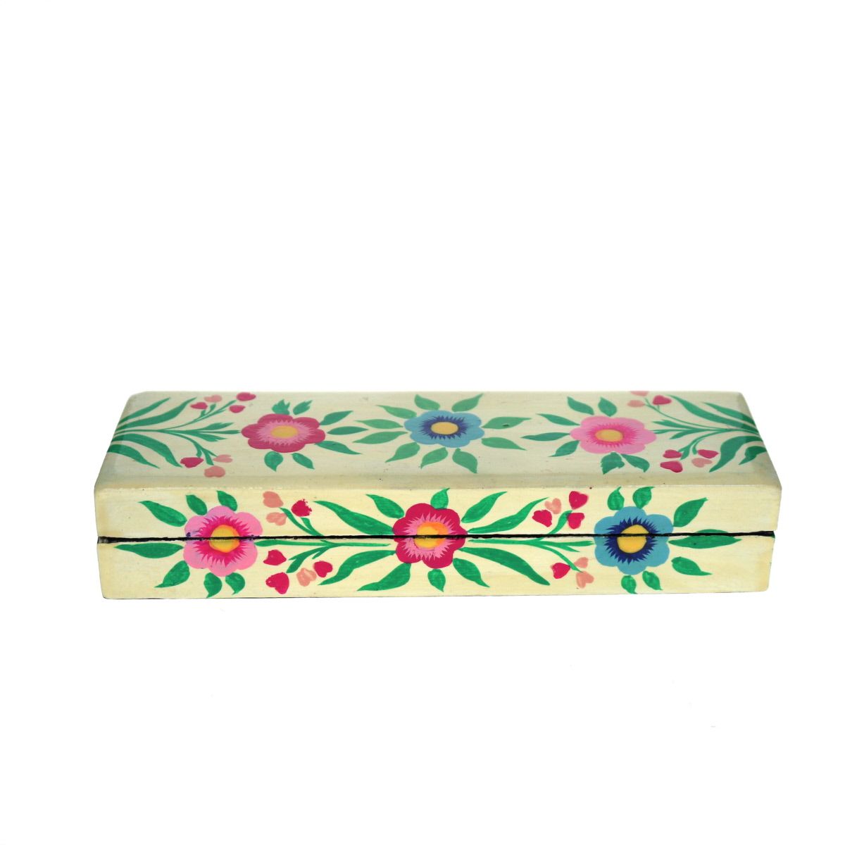 Plumier en bois fleurs Pondie Chérie