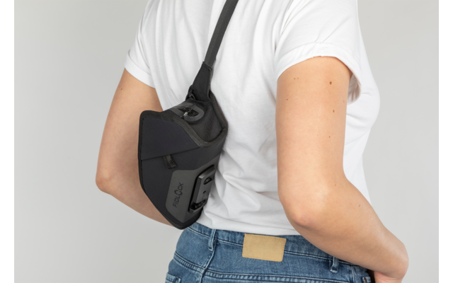 Fidlock Twist Essential Bag M mit Bike Base Tasche mit Flaschenhaltersystem für Fahrradrahmen 1,1 Liter