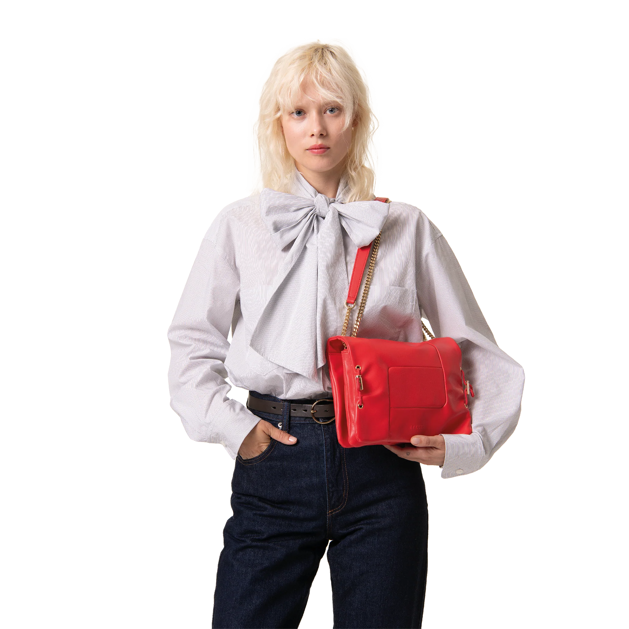 Sac rabat M Billie de Lancel-Tomate