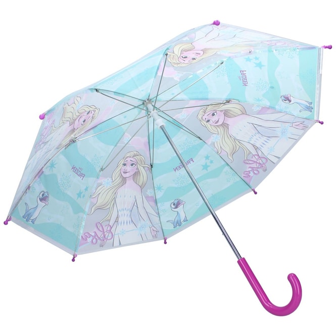 Die Eiskönigin 2 - Regenschirm - Sunny Days Ahead - pink/türkis