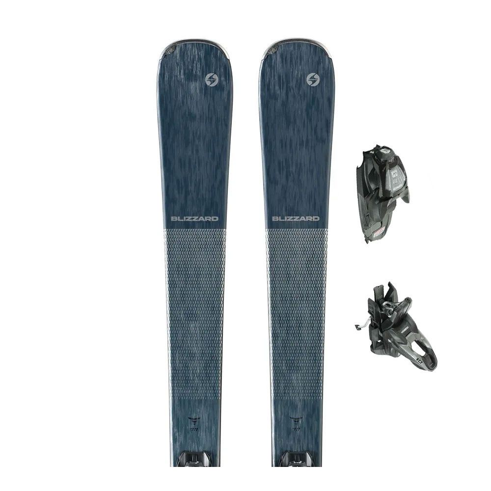 Blizzard PHOENIX 7.7 + TLT 10 DEMO W - Pack skis piste + Fixations Femme avio sombre/noir