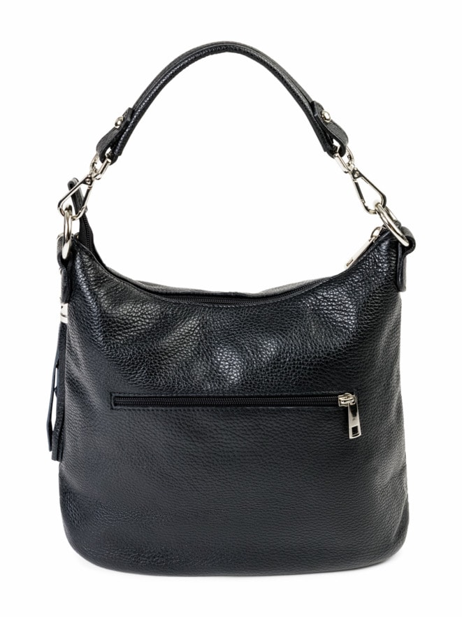 Lederhandtasche Standfest
