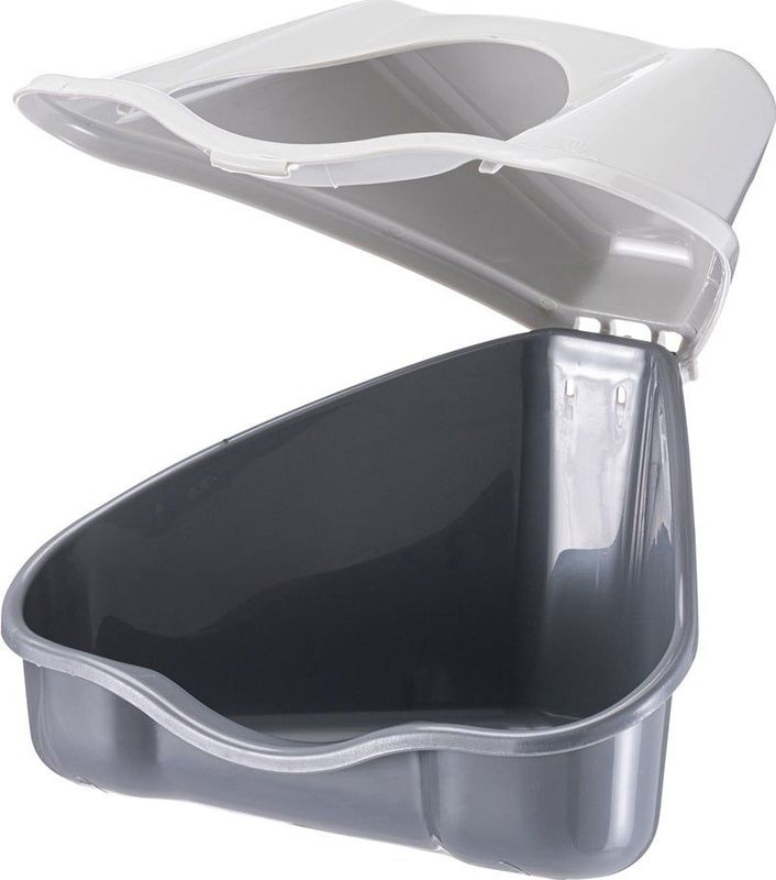 Ferplast - Nora - Konijnentoilet - Grijs - 18 x 13 x 11 cm