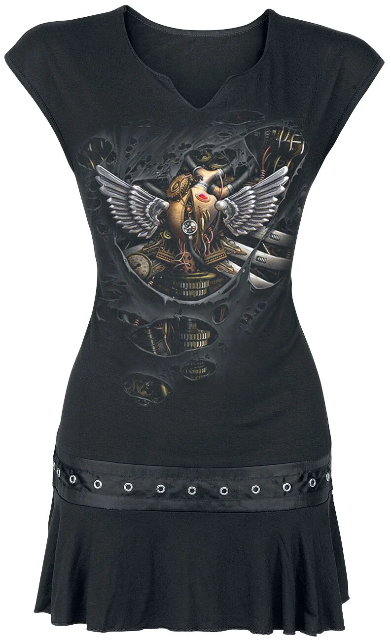 Steam Punk Ripped | Spiral Robe courte