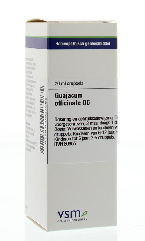 VSM Guajacum officinale d6 20ml
