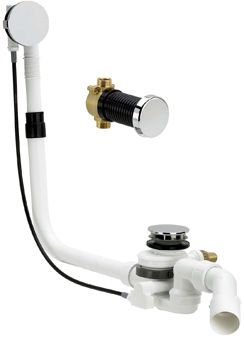Viega Multiplex Multiplex Trio F badafvoer-vul en overloopcombinatie 40/50x725mm