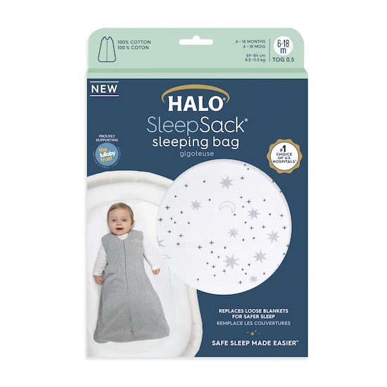 Gigoteuse SleepSack®   Étoile/Lune        0-6 mois   de               Halo