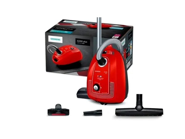 Siemens iQ300 Plus VSP3AAAA Limited Edition - Støvsuger - beholder - pose - ørkensol/sort