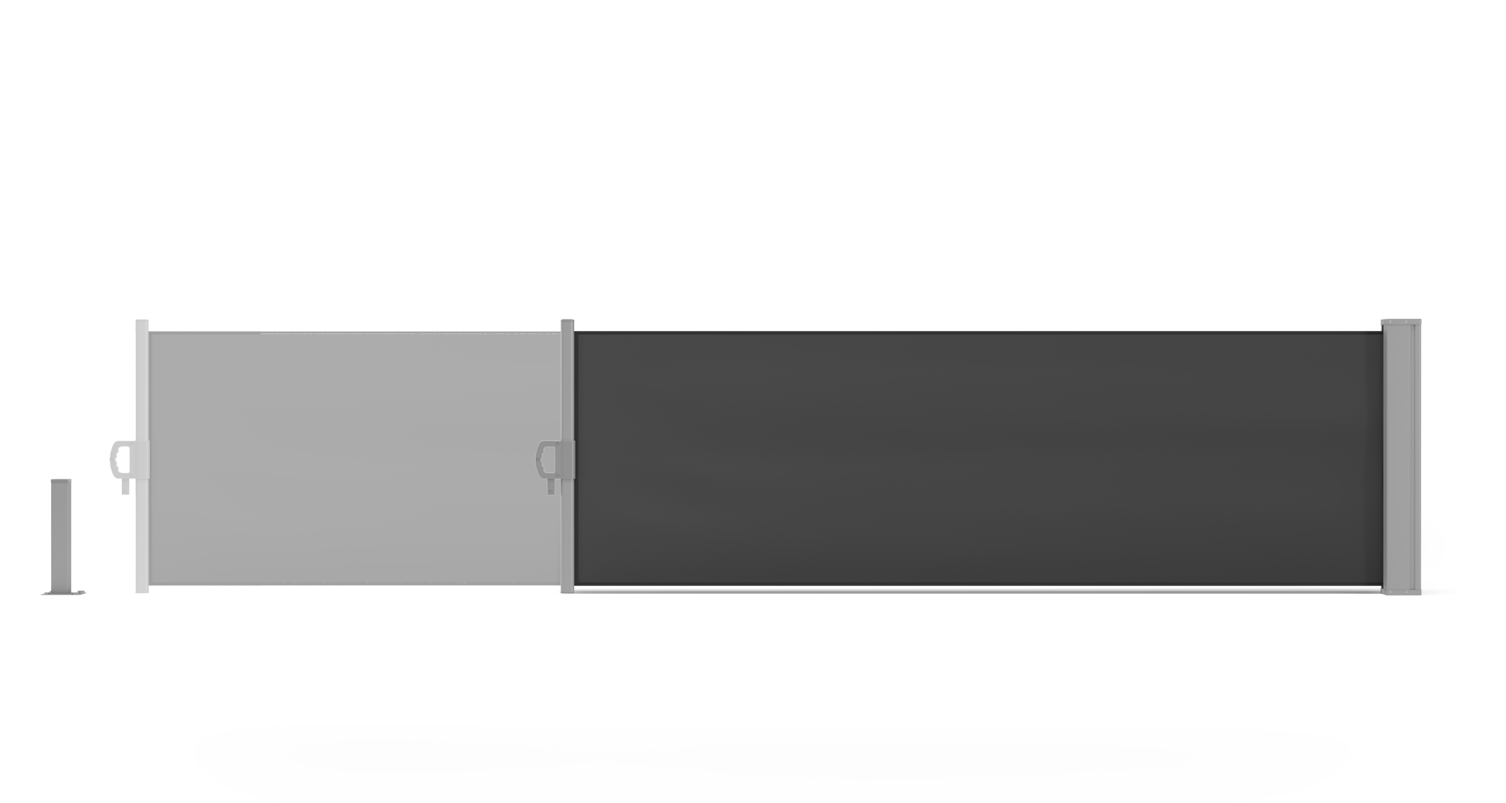 Seitenmarkise VIA 60 x 300 cm anthrazit