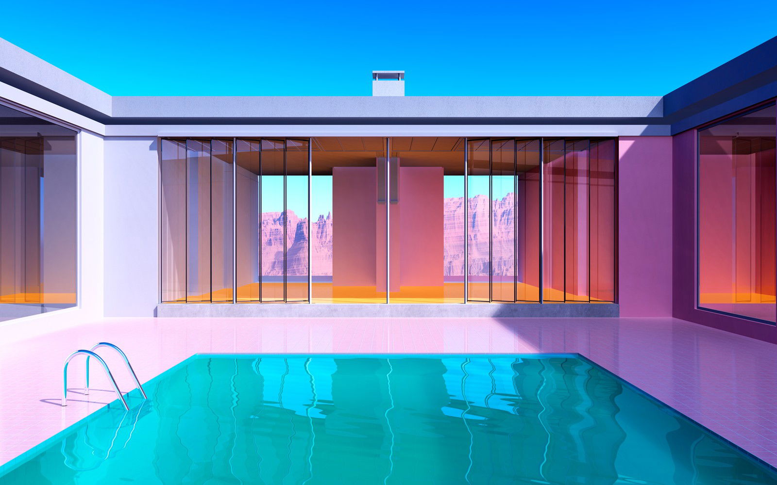 Pool 56 by Carl Miller - Limited Edition. Edition of: 150. Signed.