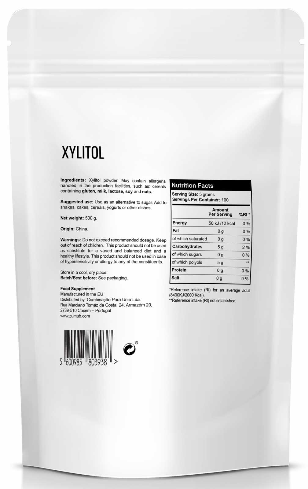 Zumub Xilitol 250G