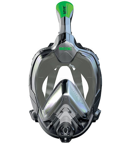 Seac Schnorchelmaske - Libera S/M - Schwarz/Limette