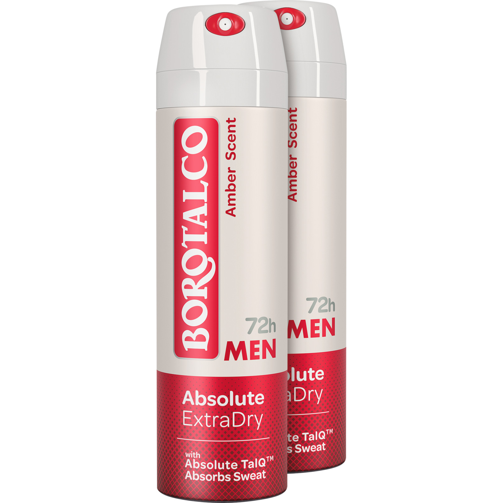 Borotalco For Men Absolute Extra Dry Deo Spray 2 x 150 ml