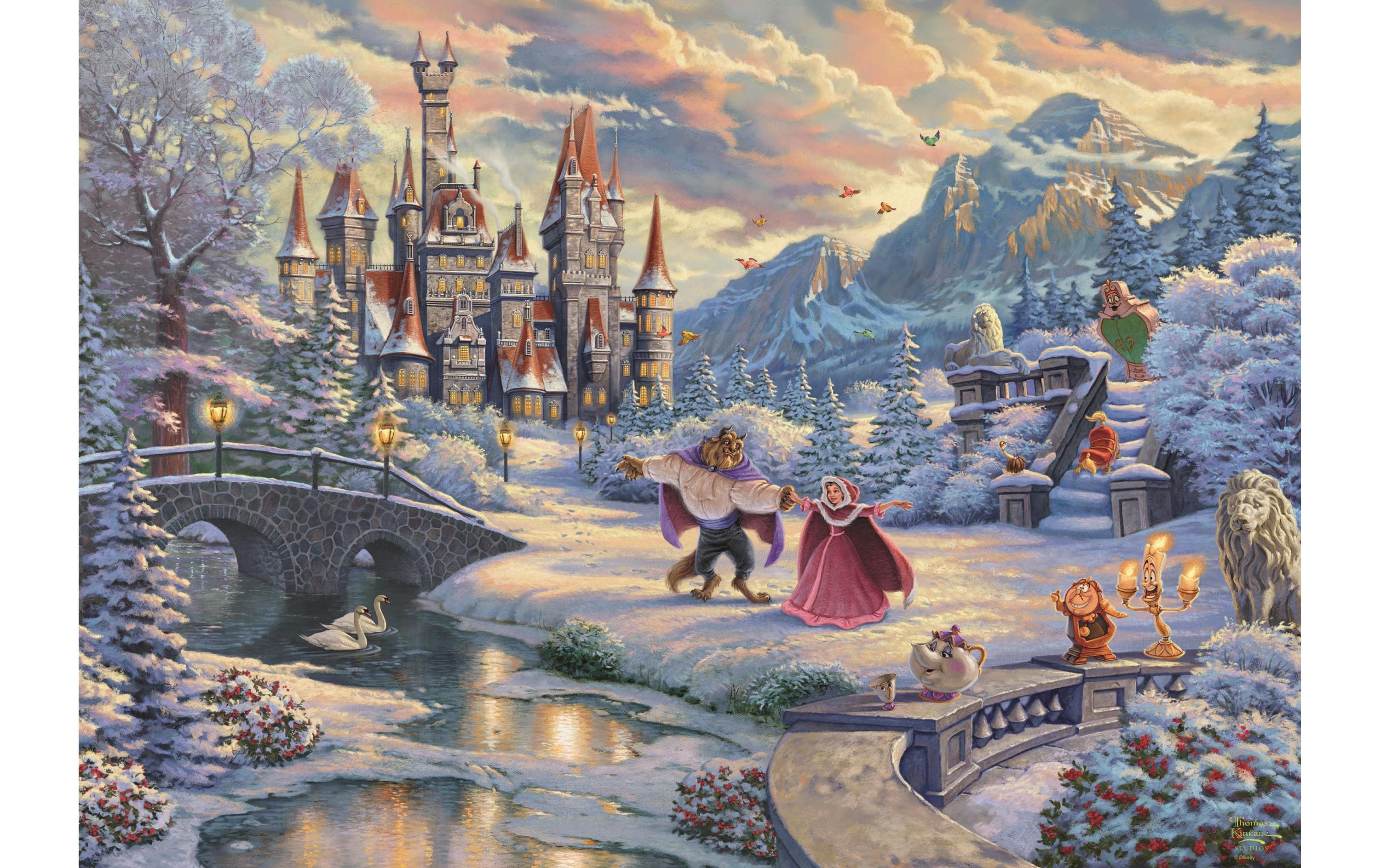 Puzzle Disney Die Schöne und das Biest WintertraumWintertraum Limited Edition