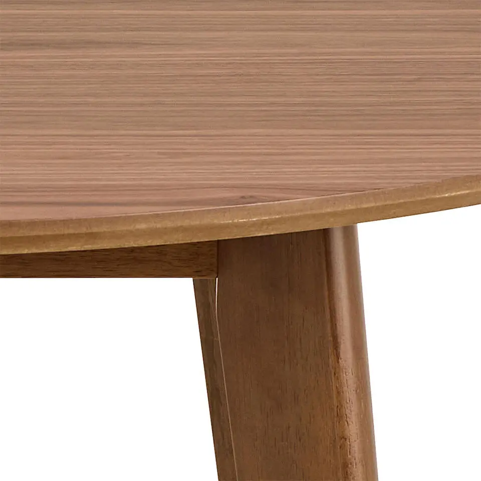 Eettafel Walnoot Rond - 105x105x76cm - Levi