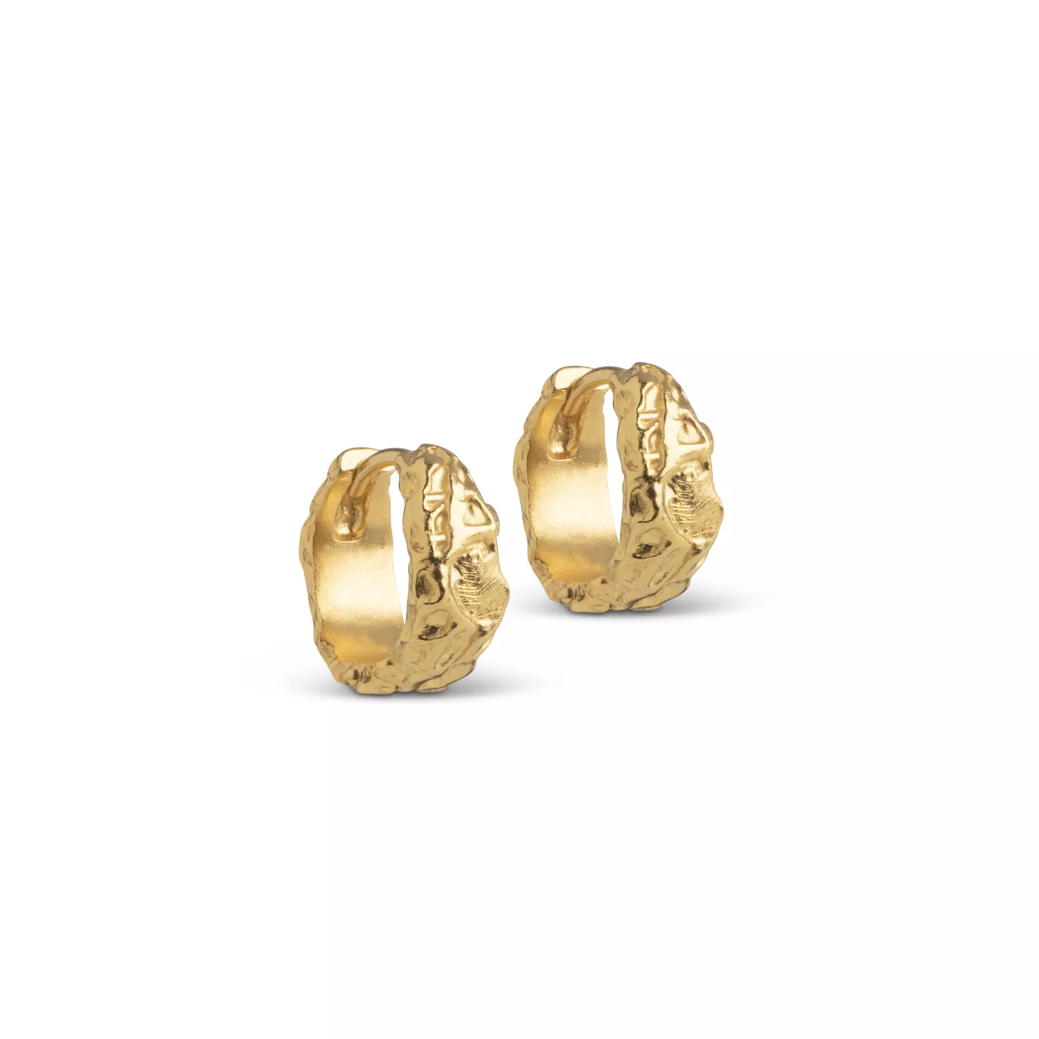 Enamel Nela Øreringe 18 kt. Forgyldt Sølv E240GM