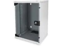 Digitus DN-10-09U - Kabinet - vægmonterbar - lysegrå, RAL 7035 - 9U - 10
