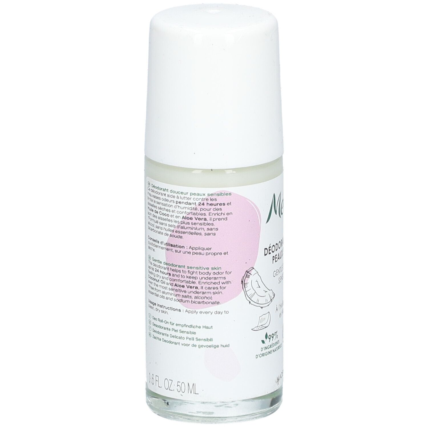 Melvita Les Essentiels Deodorant Douceur Roll-on Empfindliche Haut