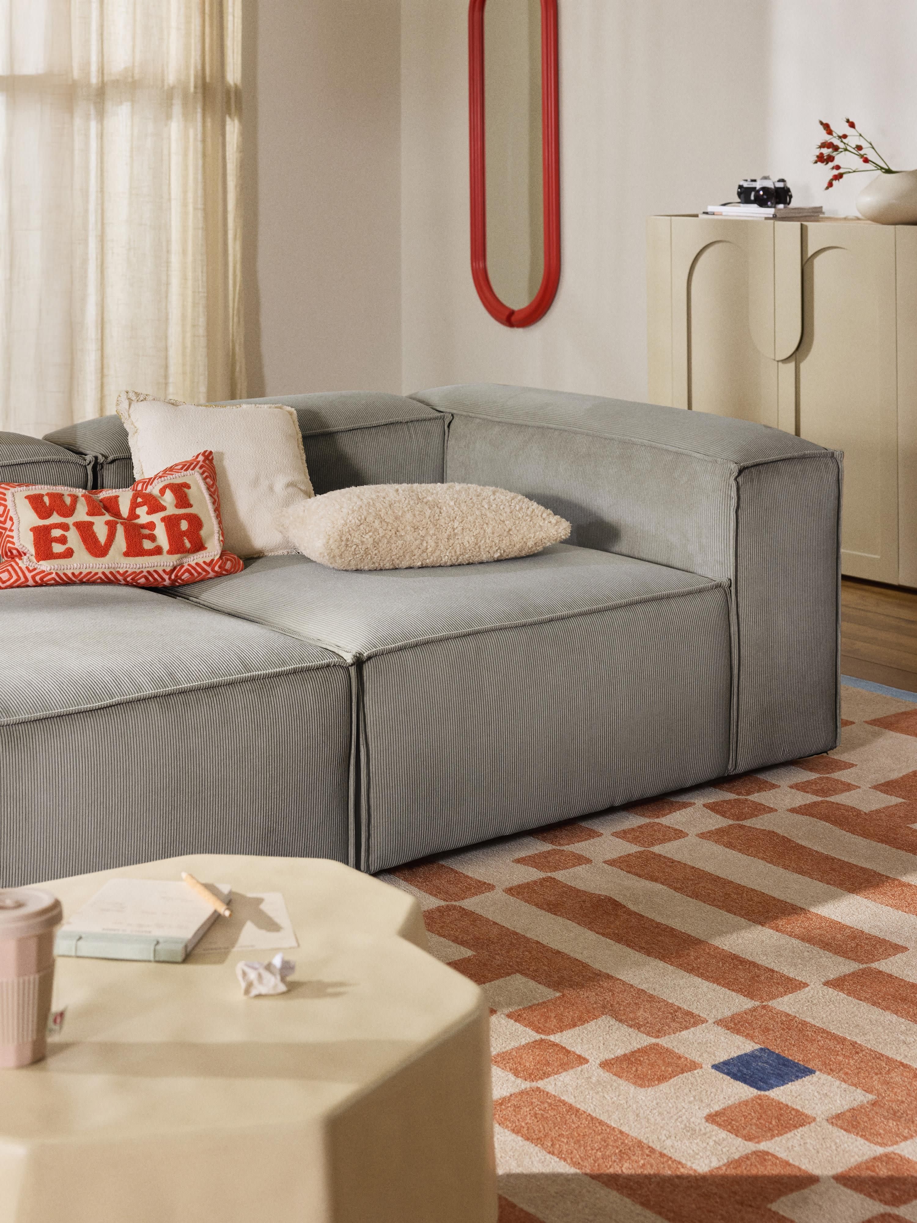 Modulaire bank Lennon (4-zits) van corduroy